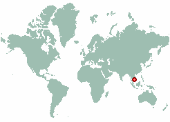 Andoung Khmaer in world map